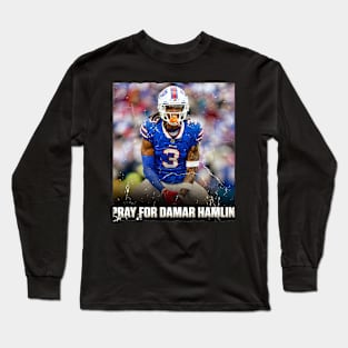 Damar Hamlin #3 Long Sleeve T-Shirt